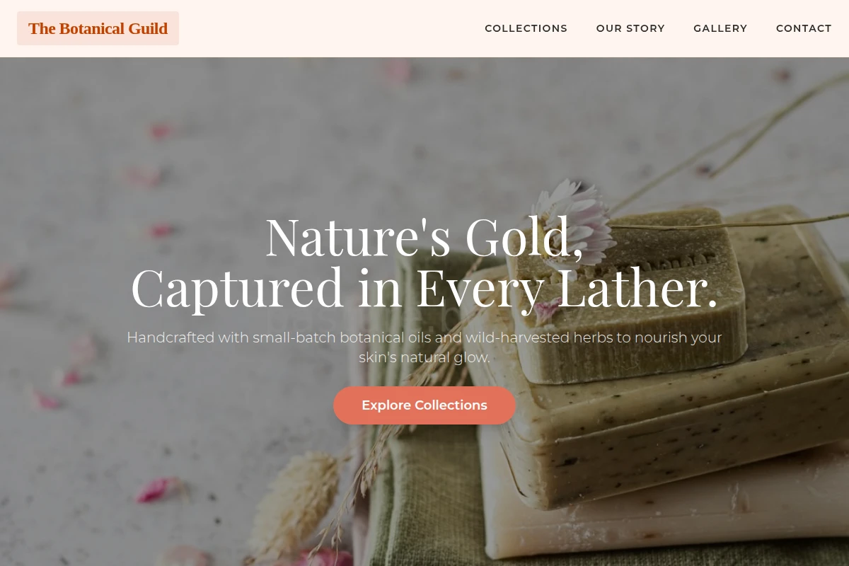 Golden Handmade Soap